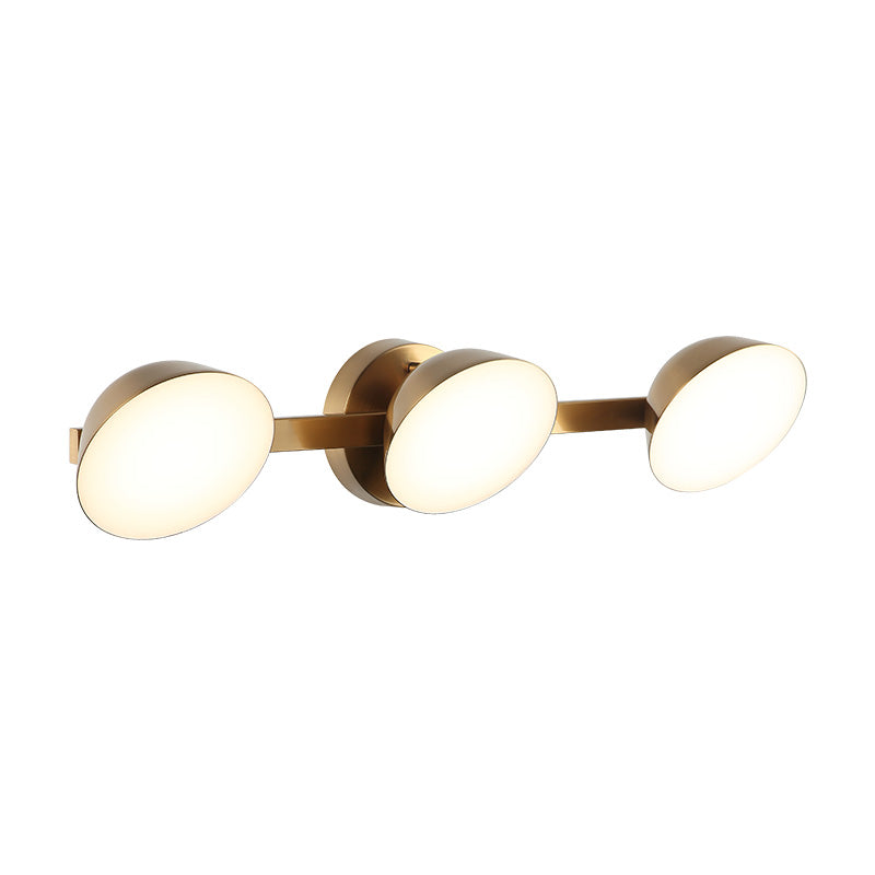 Matteo Lighting Emerson 26" 3-Light LED Bath Vanity Light in Aged Gold Brass (S18803AG)