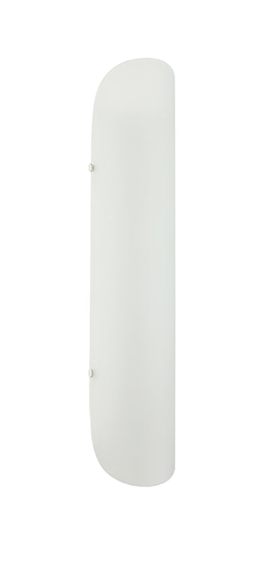 Matteo Lighting Saber 24" LED Bath Vanity Light in Matte White + White Frosted Glass (S19124MWFR) – alternate view