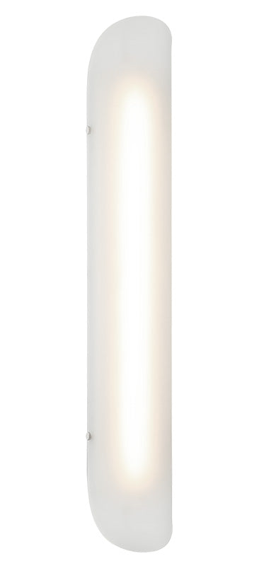 Matteo Lighting Saber 30" LED Bath Vanity Light in Matte White + White Frosted Glass (S19130MWFR)