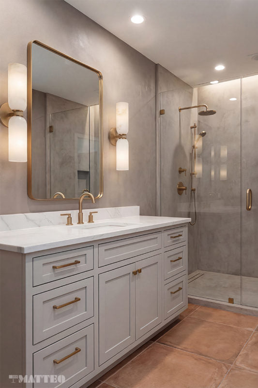 Matteo Lighting Jules 17" 2-Light Bath Vanity Light in Champagne Gold (S19222CG) – alternate view