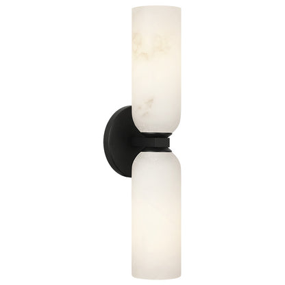 Matteo Lighting Jules 17" 2-Light Bath Vanity Light in Matte Black (S19222MB)