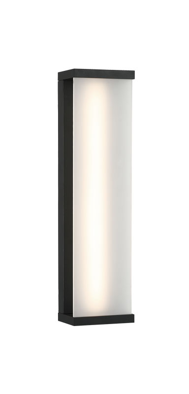 Matteo Lighting Stratum 18" LED Wall Sconce in Matte Black (S19718MB)
