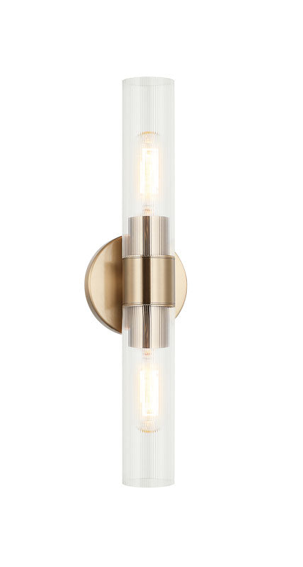 Matteo Lighting Madison 19" 2-Light Wall Sconce in Champagne Gold (S19812CG)