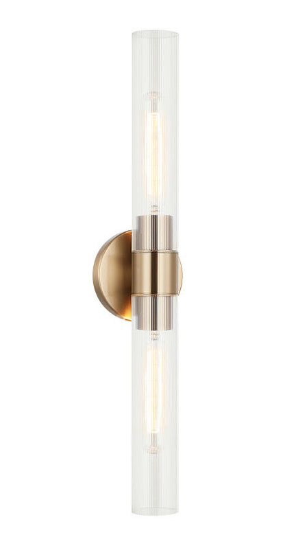 Matteo Lighting Madison 24" 2-Light Wall Sconce in Champagne Gold (S19822CG)