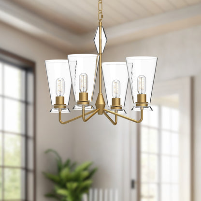Salem 23" 4-Light Chandelier