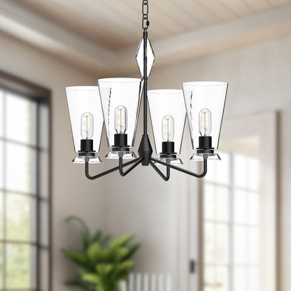 Salem 23" 4-Light Chandelier