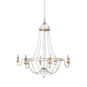 Gabby Corinna Chandelier Champagne Silver
