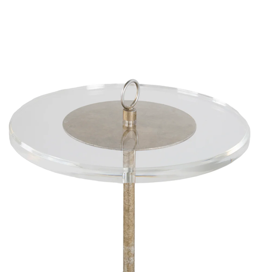 Lexi 29" Modern Alabaster Side Table