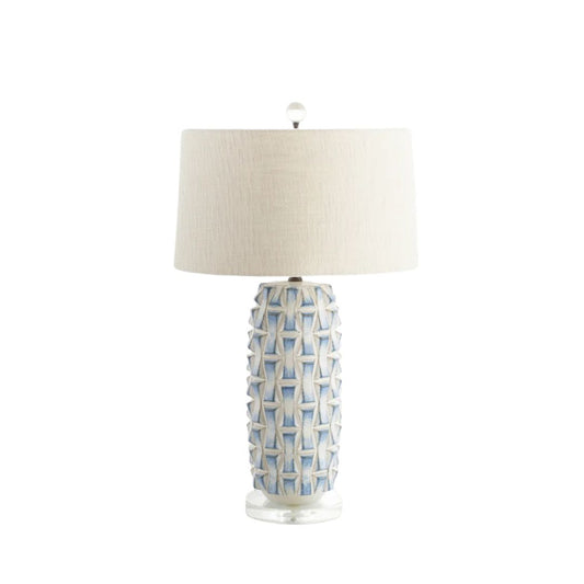 Gabby Kelly Table Lamp Blue, White