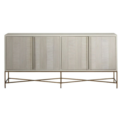 Gabby Carol Sideboard White, Brass