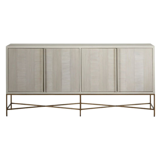 Gabby Carol Sideboard White, Brass