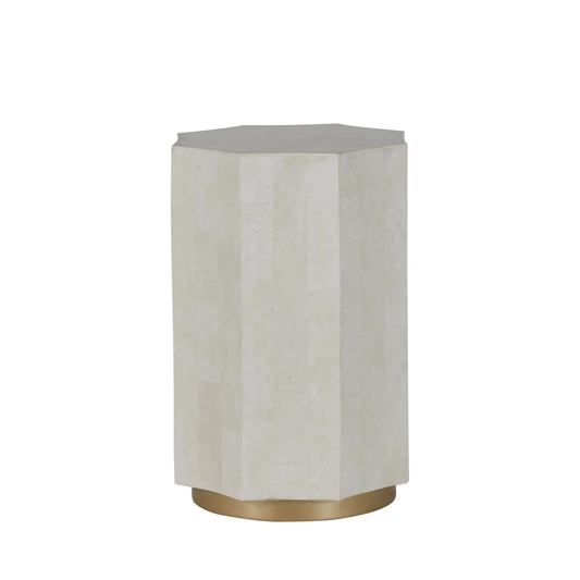 Bellany Contemporary Resin Side Table