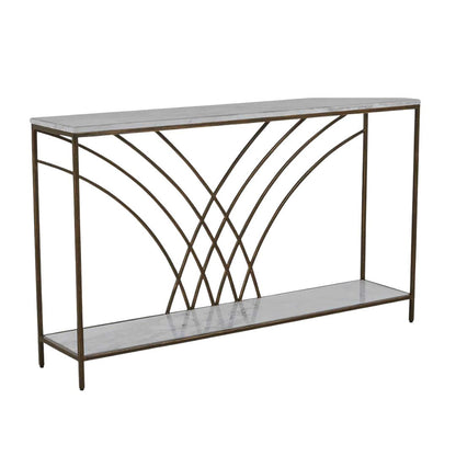 Gabby Felding Console Table Brushed Copper