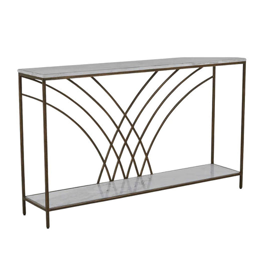Gabby Felding Console Table Brushed Copper