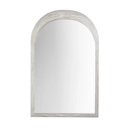 Gabby Swell Mirror Cerused White