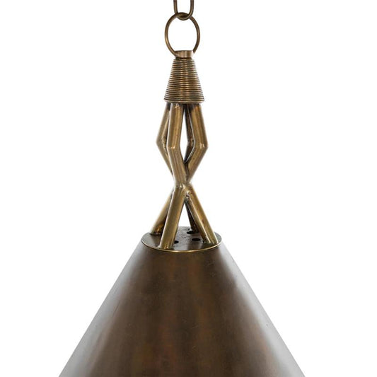 Mona Contemporary Brass Pendant Light