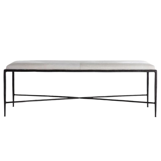 Gabby Devoe Bench - Hair On Hide Hair-on-Hide/Iron