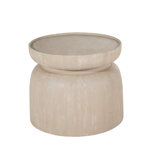 Gabby Marta Side Table Cerused Light Natural