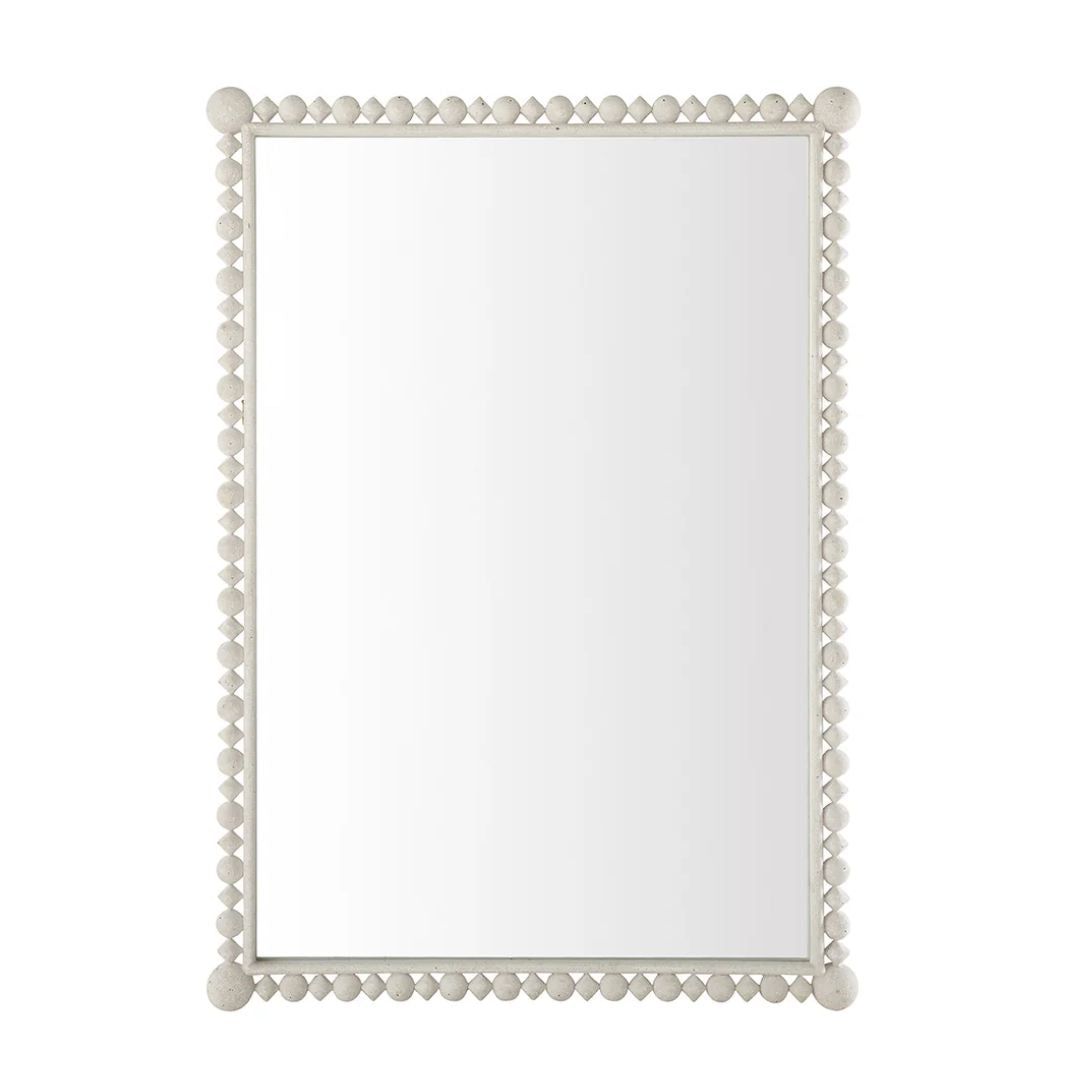 Gabby Beau Mirror Antique White, Clean Mirror