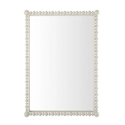 Gabby Beau Mirror Antique White, Clean Mirror