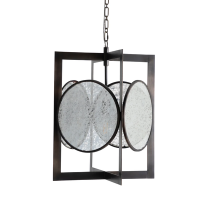 Gabby Clove Pendant Mercury Glass, Rubbed Bronze