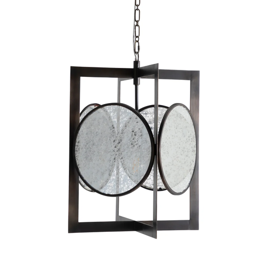 Gabby Clove Pendant Mercury Glass, Rubbed Bronze