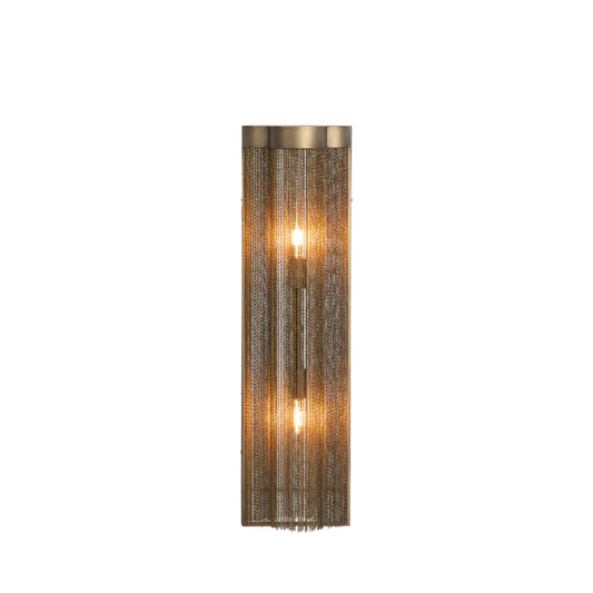 Harris Contemporary Brushed Brass Wall Sconce