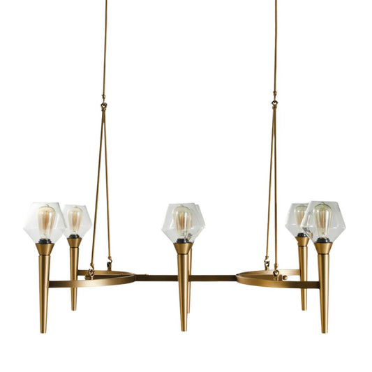 Gabby Kimbrell Chandelier Matte Antique Brass