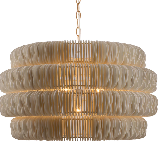 Serena Contemporary Wood Chandelier