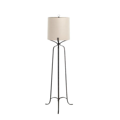 Gabby Elena Floor Lamp Antique Bronze, Natural
