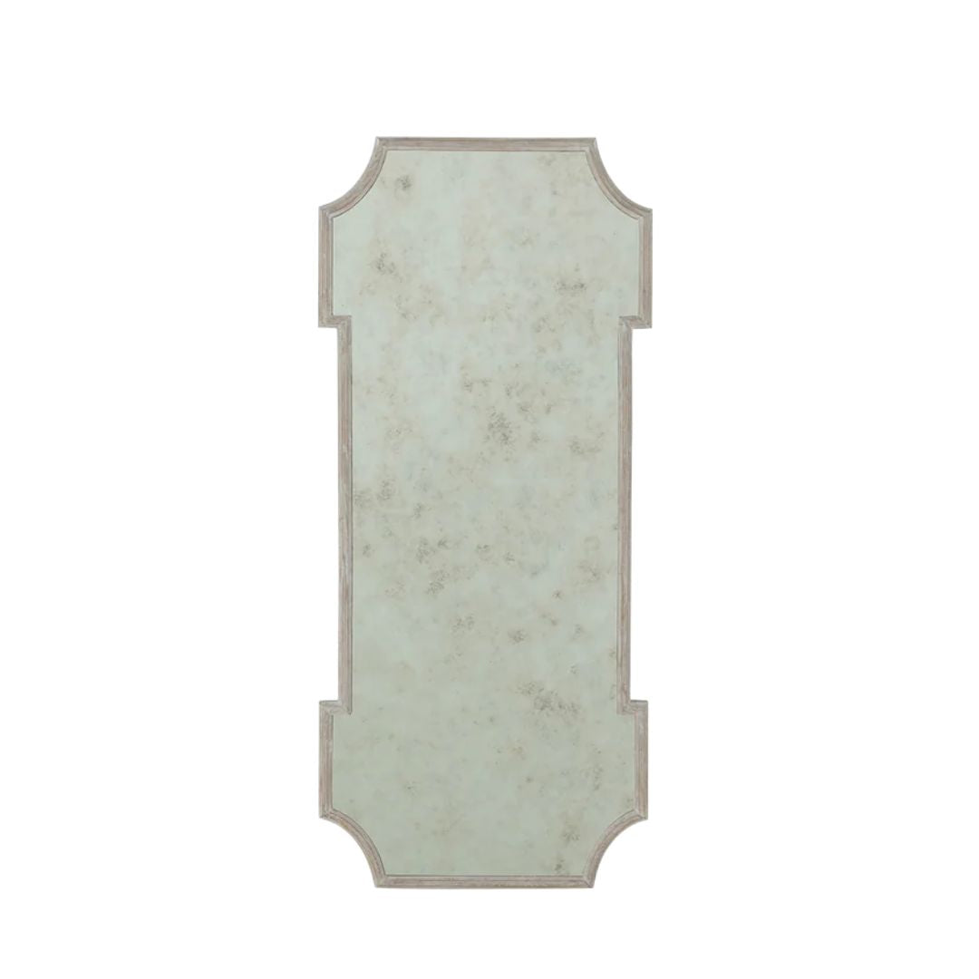 Gabby Hilda Mirror - Antique Textured White