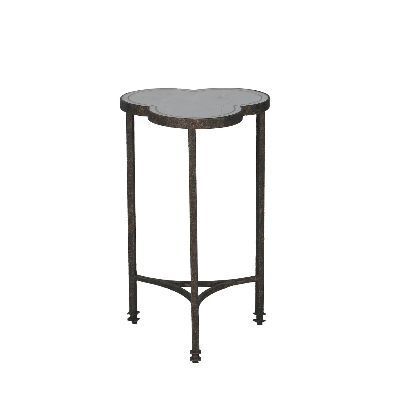 Gabby Walter Side Table Textured Black, Mirror