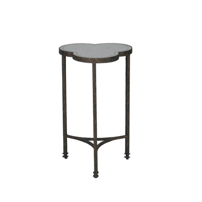 Gabby Walter Side Table Textured Black, Mirror