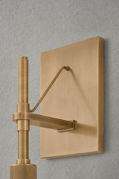 Troy Shenandoah Outdoor Wall Sconce Patina Brass Detail 4