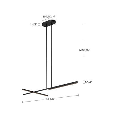 Shift 48" LED Linear Pendant