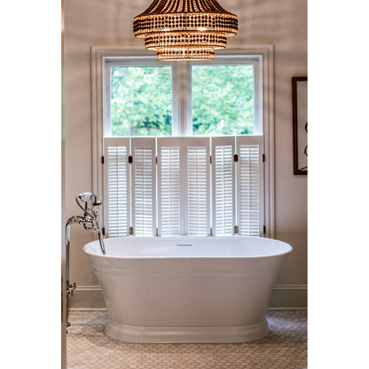 Silas 6 Light Chandelier - Burnished Silver