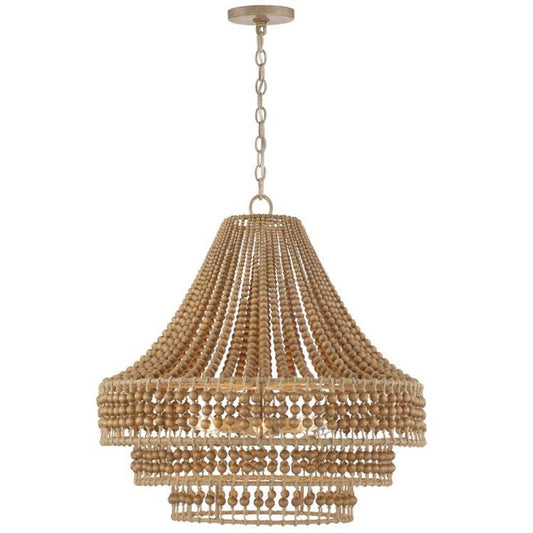 Crystorama Silas Chandelier Burnished Silver