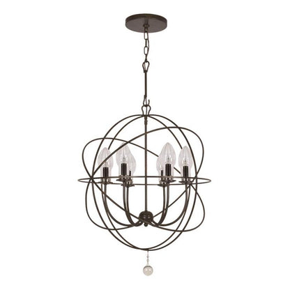Crystorama Solaris Pendant English Bronze
