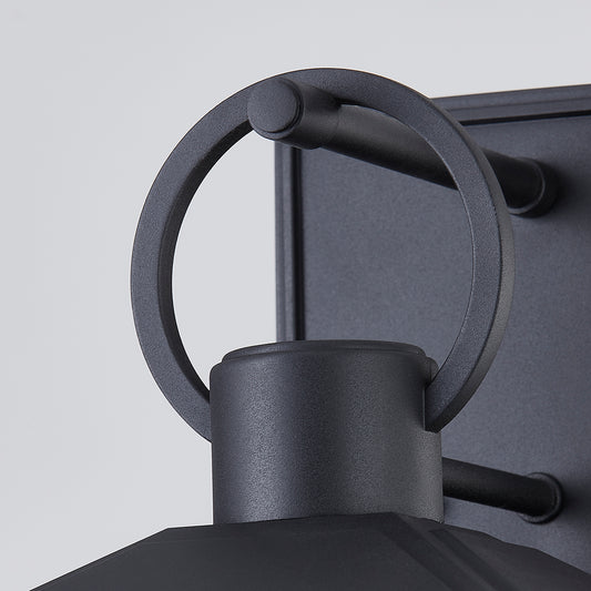 Troy Soren Outdoor Wall Sconce Textured Black Detail 1