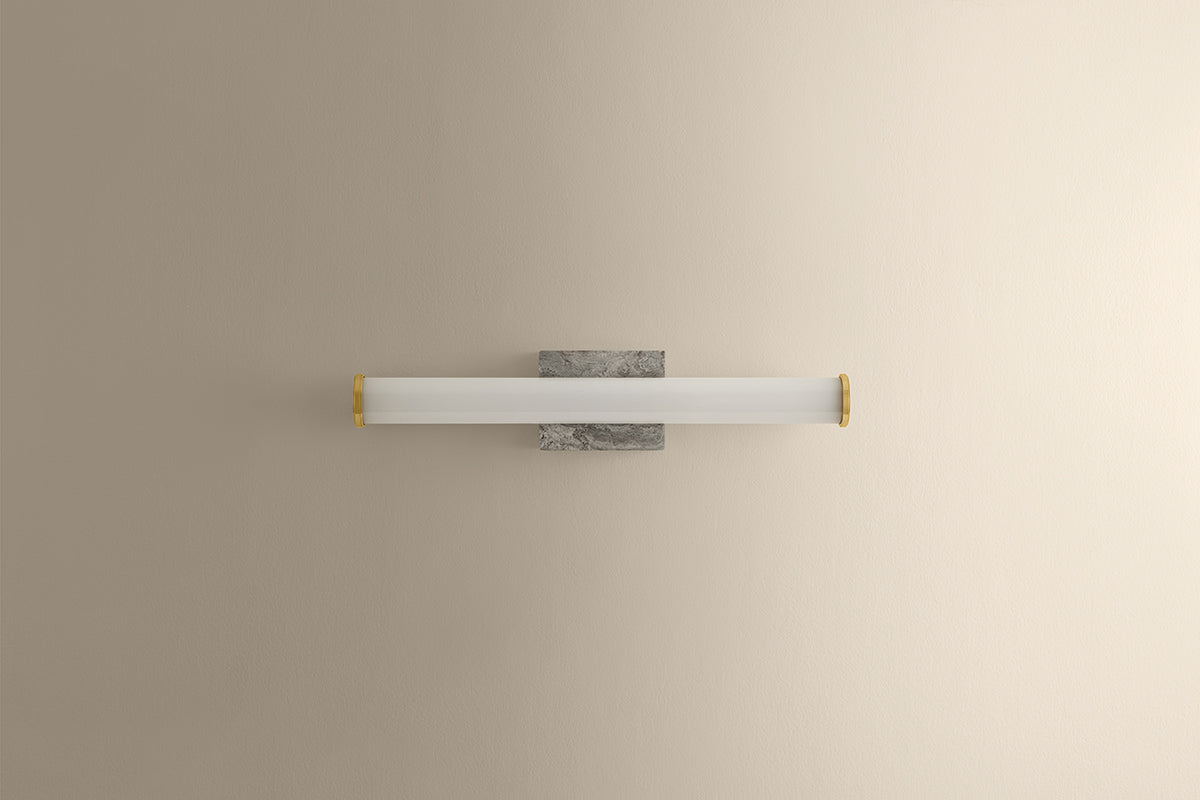 Hudson Valley Stony Point Wall Sconce Aged Brass detail view 6