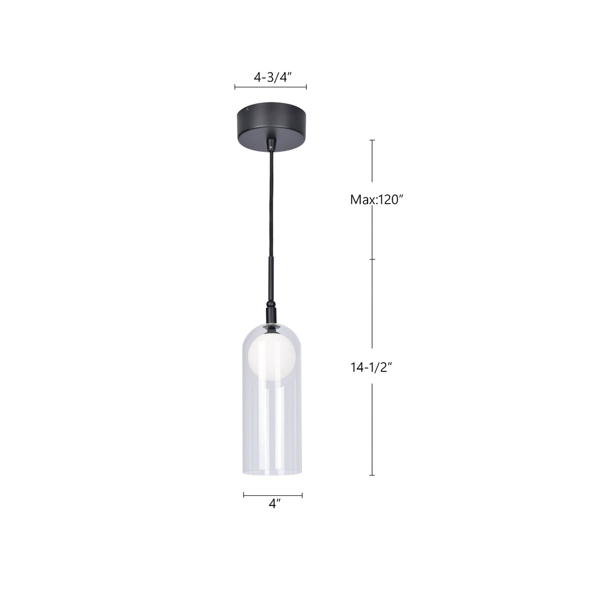 Stylo 4" LED Pendant