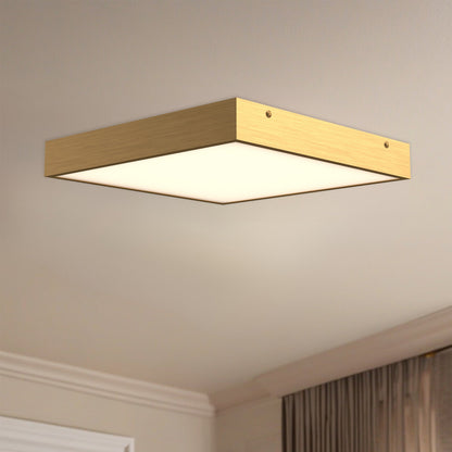 Sydney 11" LED Flush Mount - Aged Gold