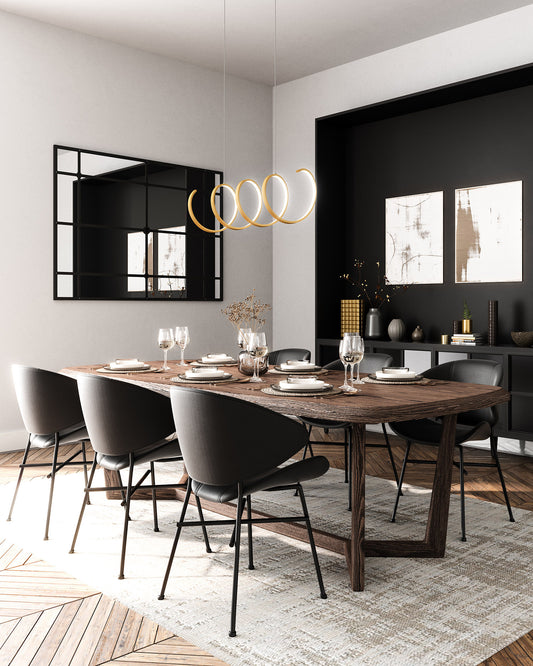 Kuzco Lighting Inc Synergy 42-in LED Linear Pendant Black