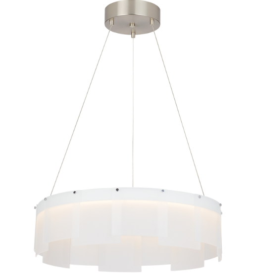 Visual Comfort Modern Stratos Chandelier Black