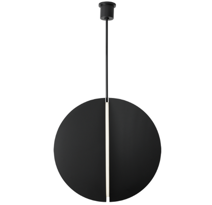 Visual Comfort Modern Bau Pendant Black, Nightshade Black