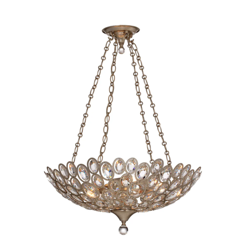 Crystorama Sterling Chandelier Distressed Twilight