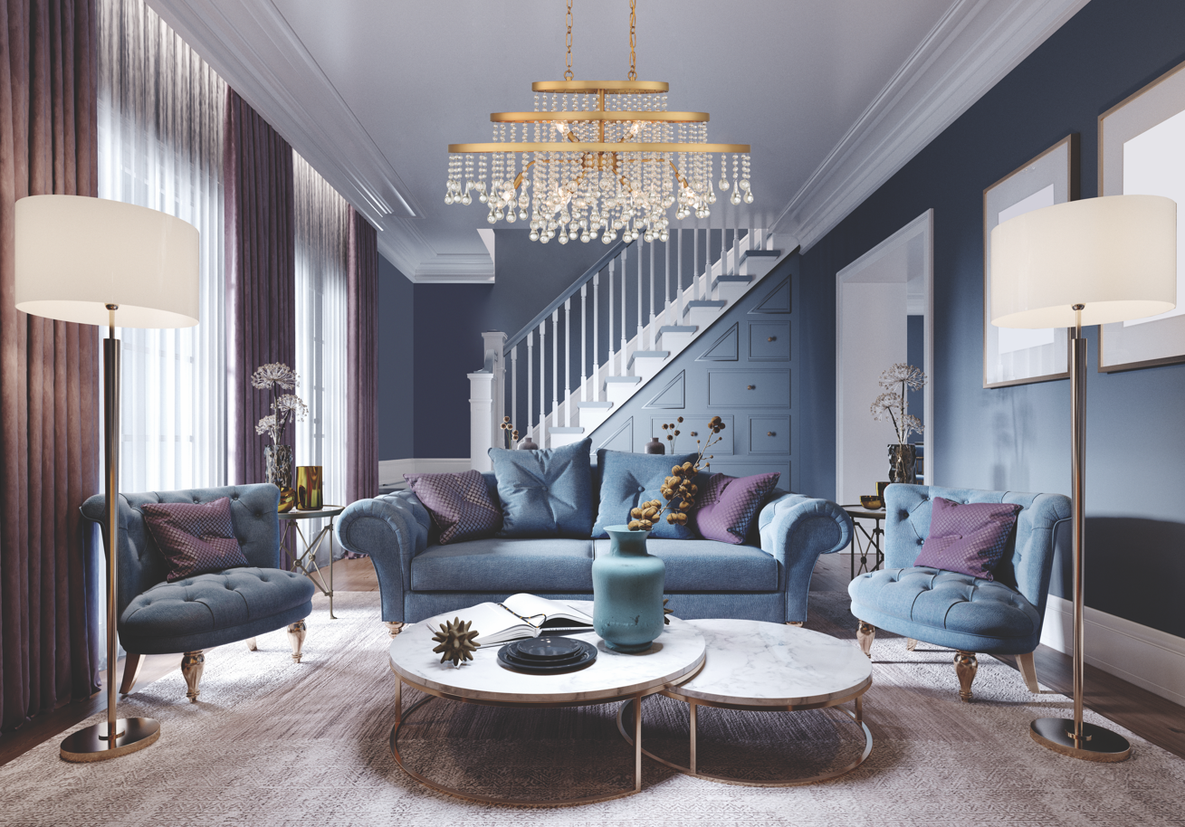 Luna 10-Light Oval Chandelier