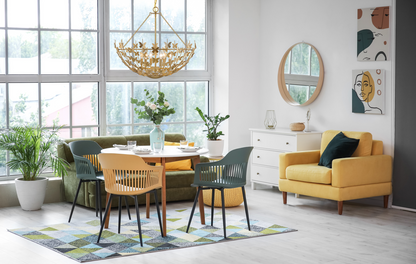 Birch 6-Light Pendant in Burnished Brass
