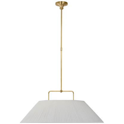 Visual Comfort Signature Serrato 33 Hand-Rubbed Antique Brass
