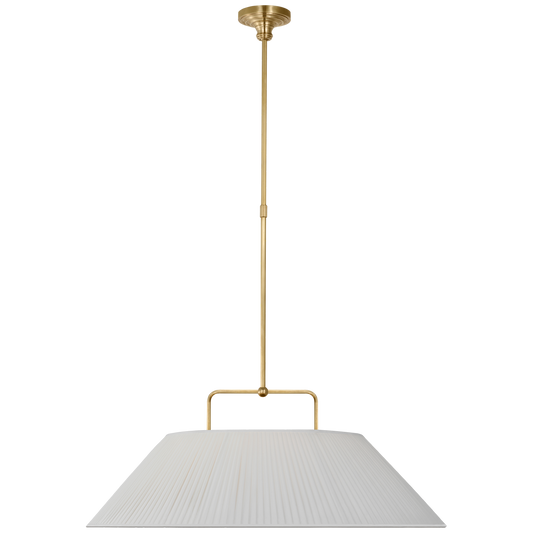Visual Comfort Signature Serrato 33 Hand-Rubbed Antique Brass